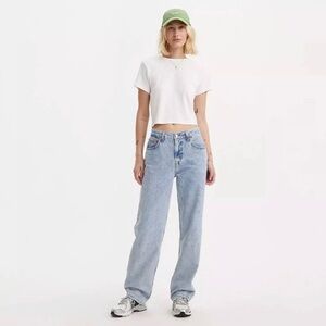 Levis Low Pro Straight Jeans Women’s Size 28 High Waist